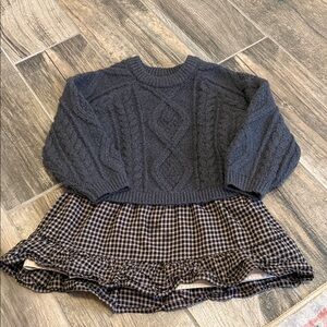 Zara Charcoal Knit Pullover